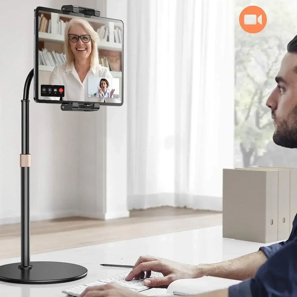 Lisen Bordholder til Telefon / Tablet, 4.7inch - 12.9inch, Sort YL0420050002