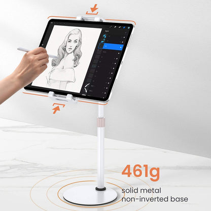 Lisen Bordholder til Telefon / Tablet, 4.7inch - 12.9inch, Sort YL0420050002