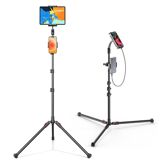 UGREEN LP585 gulvstativ til telefon / tablet, universel, sort