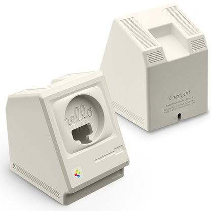 Spigen Classic LS holder til trådløs oplader til Apple Watch Series, creme AMP11668