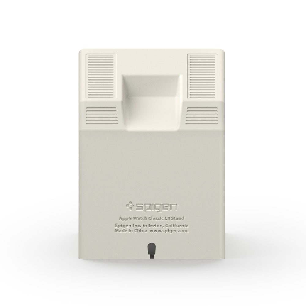 Spigen Classic LS holder til trådløs oplader til Apple Watch Series, creme AMP11668