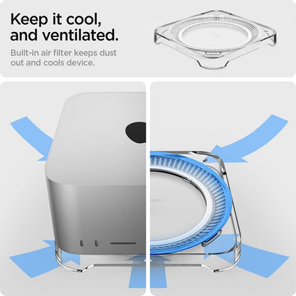 Spigen LD202-holder til Apple Mac Studio, transparent AMP04796
