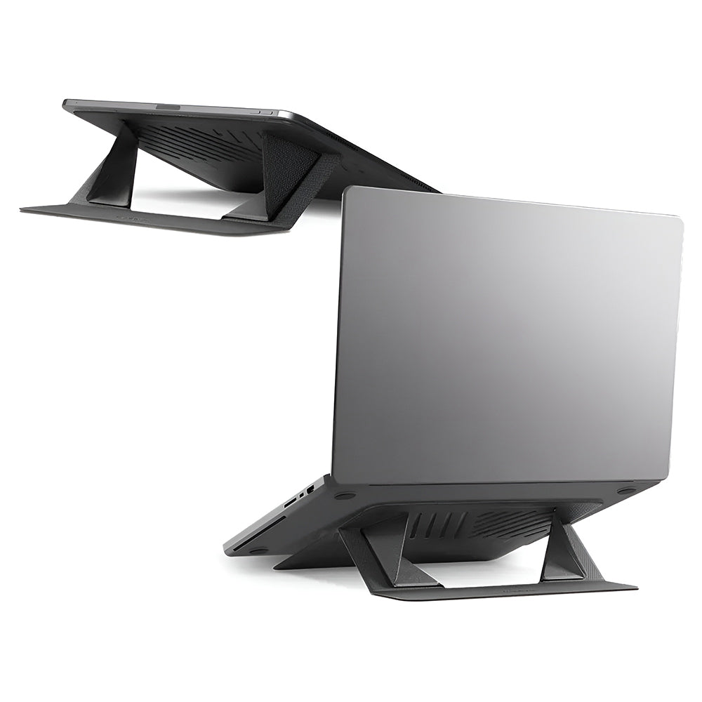 Spigen Slim Fold LD201-S6 stand til bærbar computer max. 14 tommer, sort AMP11115