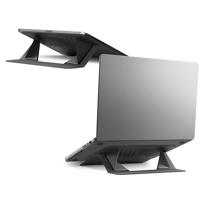 Spigen Slim Fold LD201-S6 stand til bærbar computer max. 14 tommer, sort AMP11115