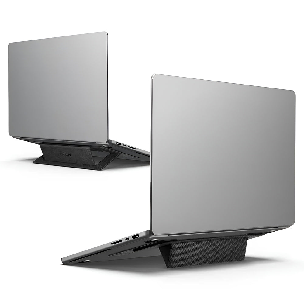 Spigen Slim Fold LD201-S6 stand til bærbar computer max. 14 tommer, sort AMP11115