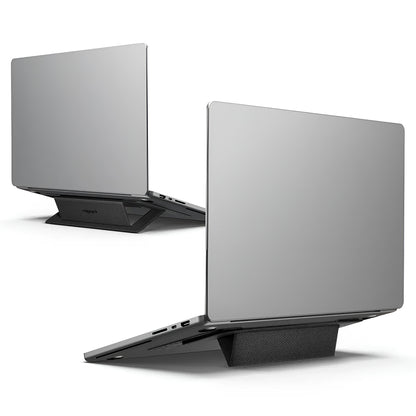 Spigen Slim Fold LD201-S6 stand til bærbar computer max. 14 tommer, sort AMP11115
