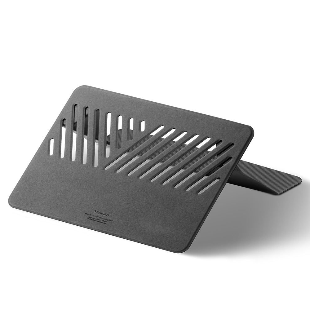 Spigen Slim Fold LD201-S6 stand til bærbar computer max. 14 tommer, sort AMP11115