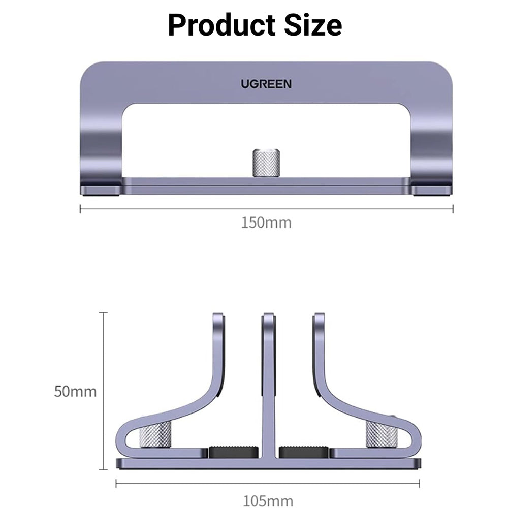 UGREEN LP258 holder til Laptop max 17.3inch, Sølv