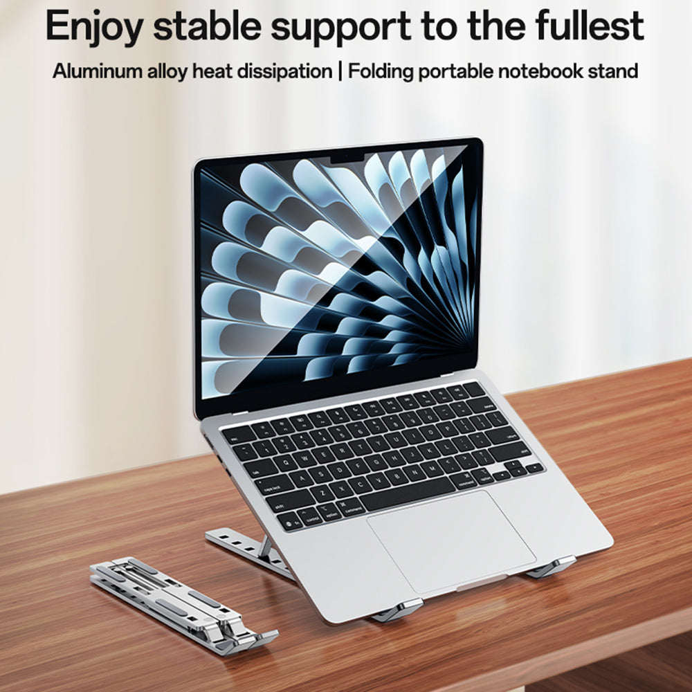 Yesido LP07 støtte til 13 tommer - 20 tommer laptop, Sølv