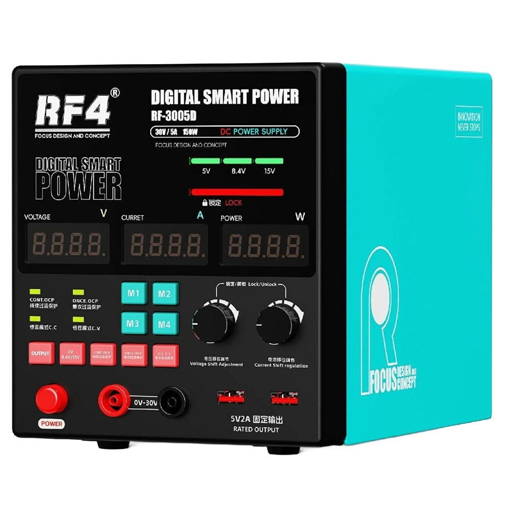 Stabiliseret DC Strømkilde RF4 RF-3005D