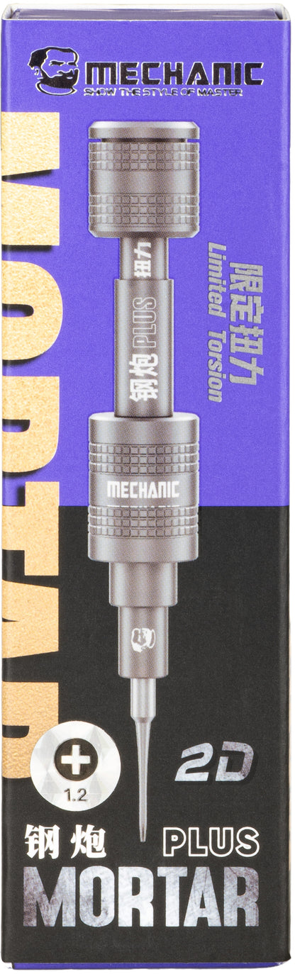 Mechanic Mortar Plus Skruetrækker, Philips 1,2 mm, Grå