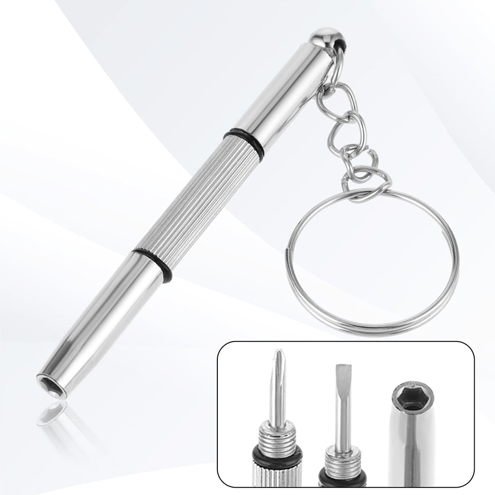 Skruetrækker Techsuit ST1 til Briller, Sølvfarvet