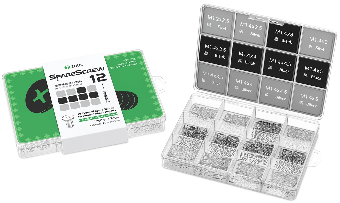 2UUL SC12 skruer til Apple Android Series, 1200i1