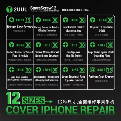 2UUL SC22 skruer til Apple iPhone-serien, 330i1