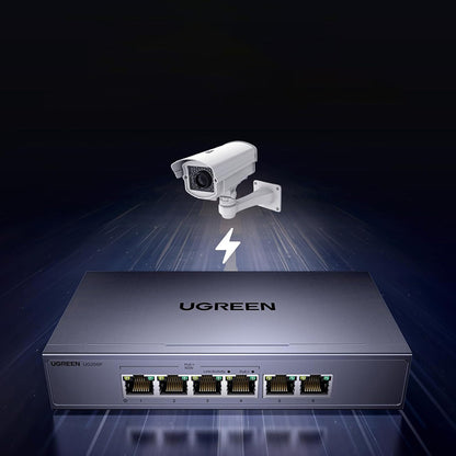UGREEN CM741 netværksswitch (35371EU), grå
