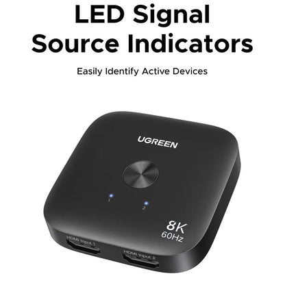Switch Video HDMI UGREEN 65877, Sort