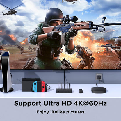 HDMI Video Switch UGREEN AW504 (55857), Sort