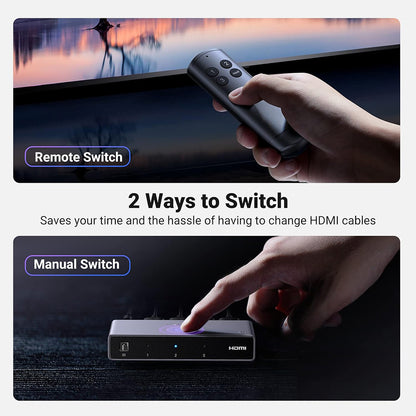 HDMI Video Switch UGREEN CM624 (15604), Grå