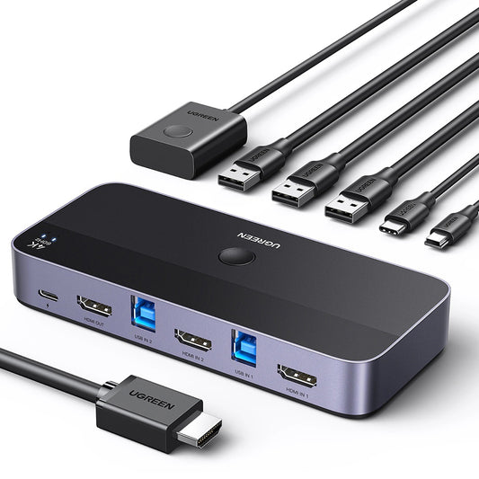 HDMI Video Switch UGREEN CM664, Sort
