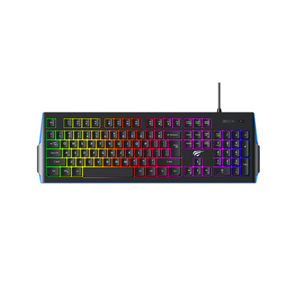 Gamingtastatur HAVIT KB866L, RGB, 1.4m, Sort Rød