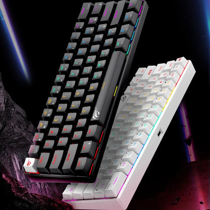 Gamingtastatur HAVIT KB903L, RGB, 1,8 m, Sort