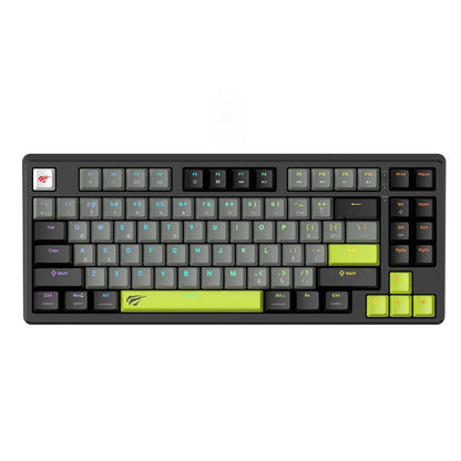 Gamingtastatur HAVIT KB904L, RGB, 1.8m, Sort Grøn