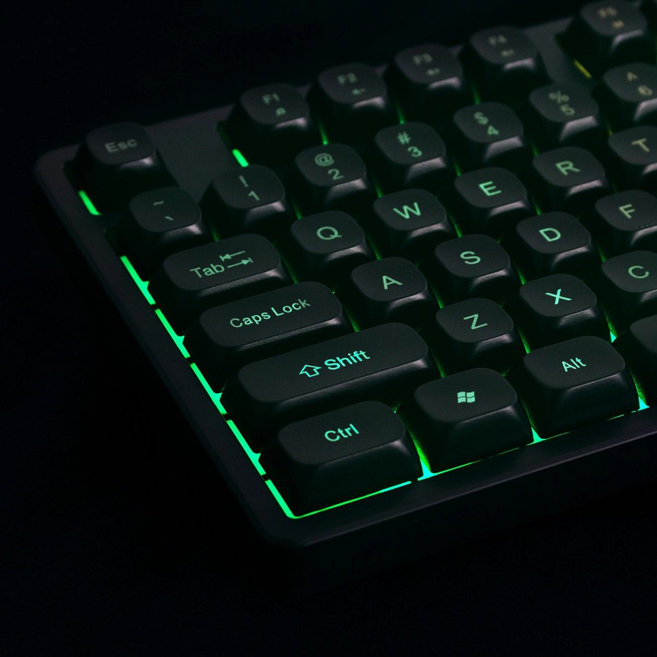 Gaming Tastatur Wired USB WZK WKG-200, RGB, 1,5m, Sort
