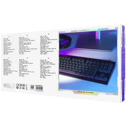 Gamingtastatur Wired USB Proove Sideswap, RGB, 1,5m, Sort CKSIEN00022401
