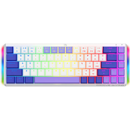 Trådløst Gaming Tastatur Proove AFK, RGB, BT / Wi-Fi / Kablet, 1.5m, Hvid WKAFKEN22002