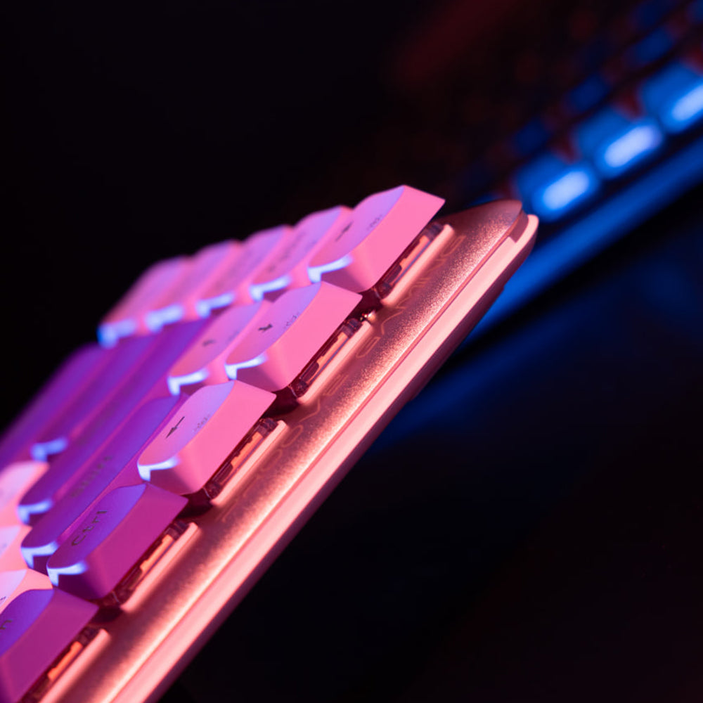 Trådløst Gaming Tastatur Proove AFK, RGB, BT / Wi-Fi / Kablet, 1.5m, Hvid WKAFKEN22002