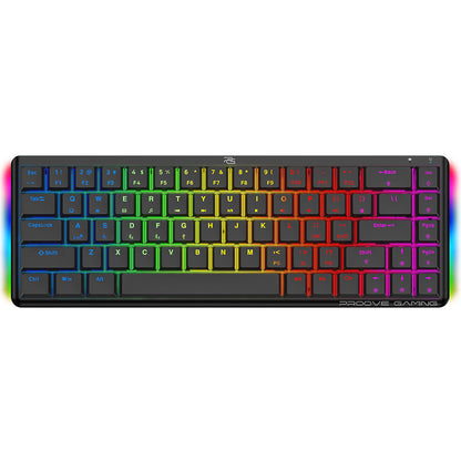 Gamingtastatur Wireless Proove AFK, RGB, BT / Wi-Fi / Kablet, 1.5m, Sort WKAFKEN22001