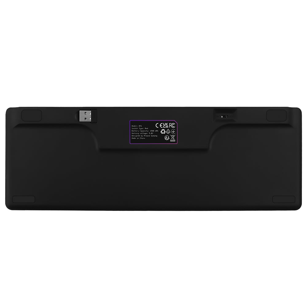 Gamingtastatur Wireless Proove AFK, RGB, BT / Wi-Fi / Kablet, 1.5m, Sort WKAFKEN22001