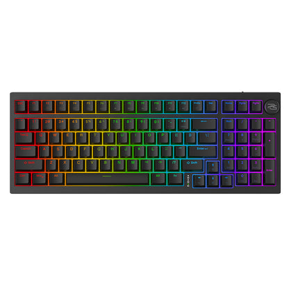 Gamingtastatur Wireless Proove Slicker, RGB, BT / Wi-Fi / Kablet, 1.8m, Sort WKSLEN00022401