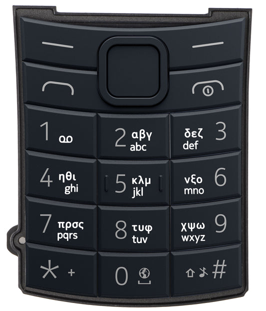Græsk tastatur til Nokia 110 4G 2nd Edition, Blå