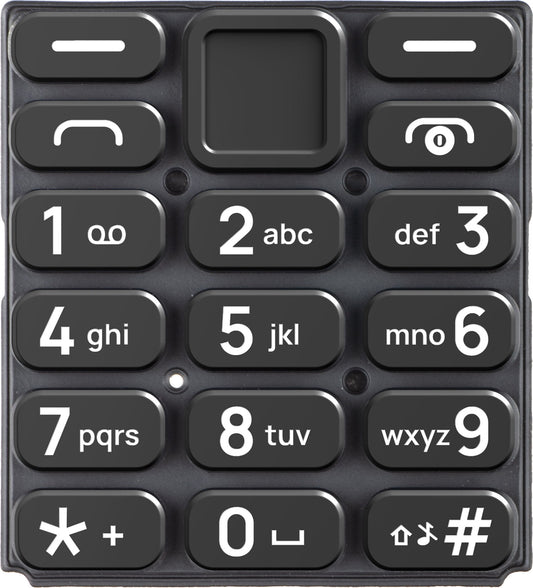 Latinsk Tastatur HMD 105 4G, Sort, Service Pack 5010001015SH0