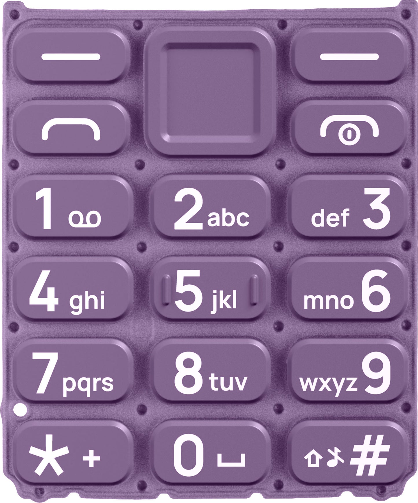 Latin Keypad til HMD 105 / Nokia 105 (2024), Lilla