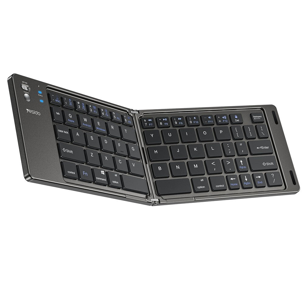 Foldbar Bluetooth Tastatur Yesido KB27, Sort