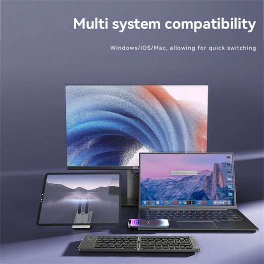 Foldbar Bluetooth Tastatur Yesido KB27, Sort