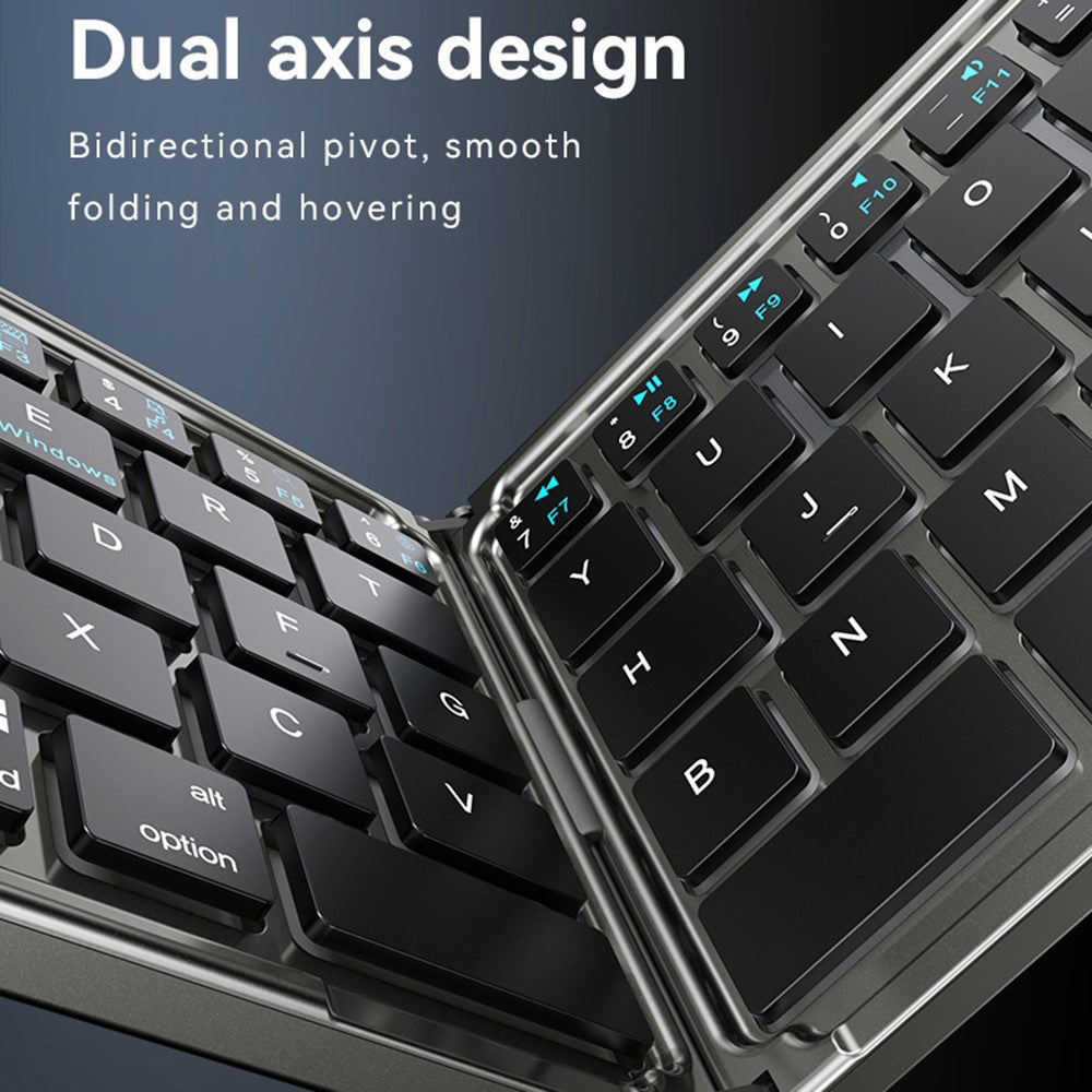 Foldbar Bluetooth Tastatur Yesido KB27, Sort