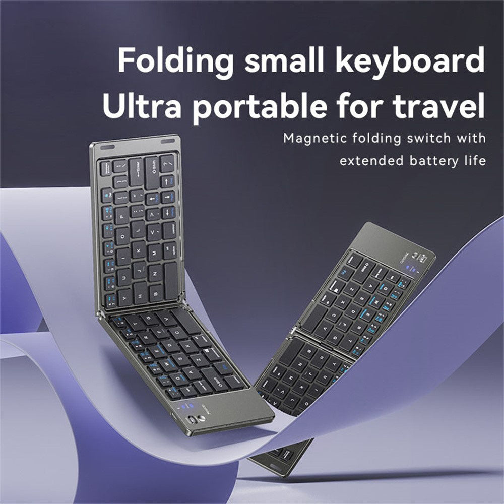 Foldbar Bluetooth Tastatur Yesido KB27, Sort