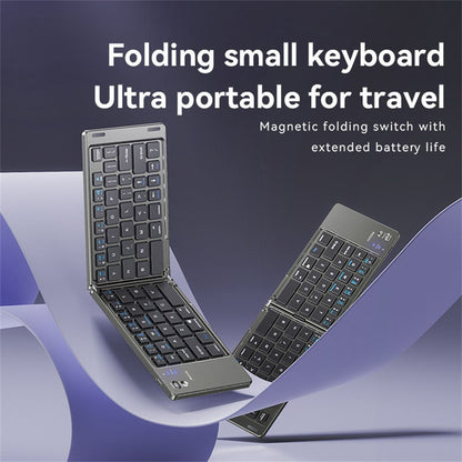 Foldbar Bluetooth Tastatur Yesido KB27, Sort