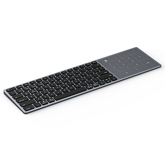 Trådløst tastatur DUX DUCIS LK, BT / Wi-Fi, Sort