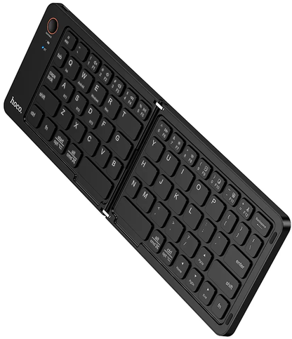 HOCO GM71 Foldbar Bluetooth Tastatur, Sort