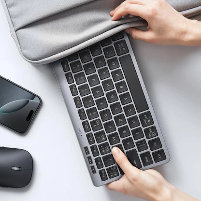 Trådløst tastatur UGREEN 75049, BT / Wi-Fi, Sort