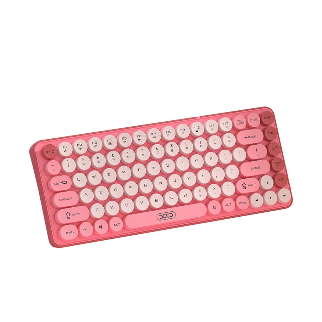 Trådløst tastatur XO Design KB-12, BT / Wi-Fi, Pink