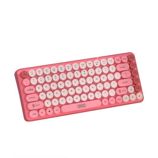 Trådløst tastatur XO Design KB-12, BT / Wi-Fi, Pink