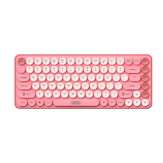 Trådløst tastatur XO Design KB-12, BT / Wi-Fi, Pink
