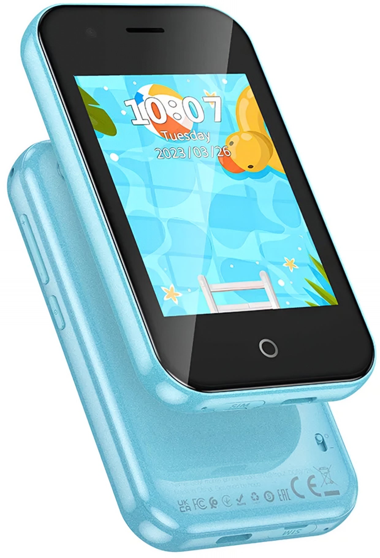 Mobiltelefon HOCO Y102 Kids, 2G, 2.8 tommer skærm, Blå