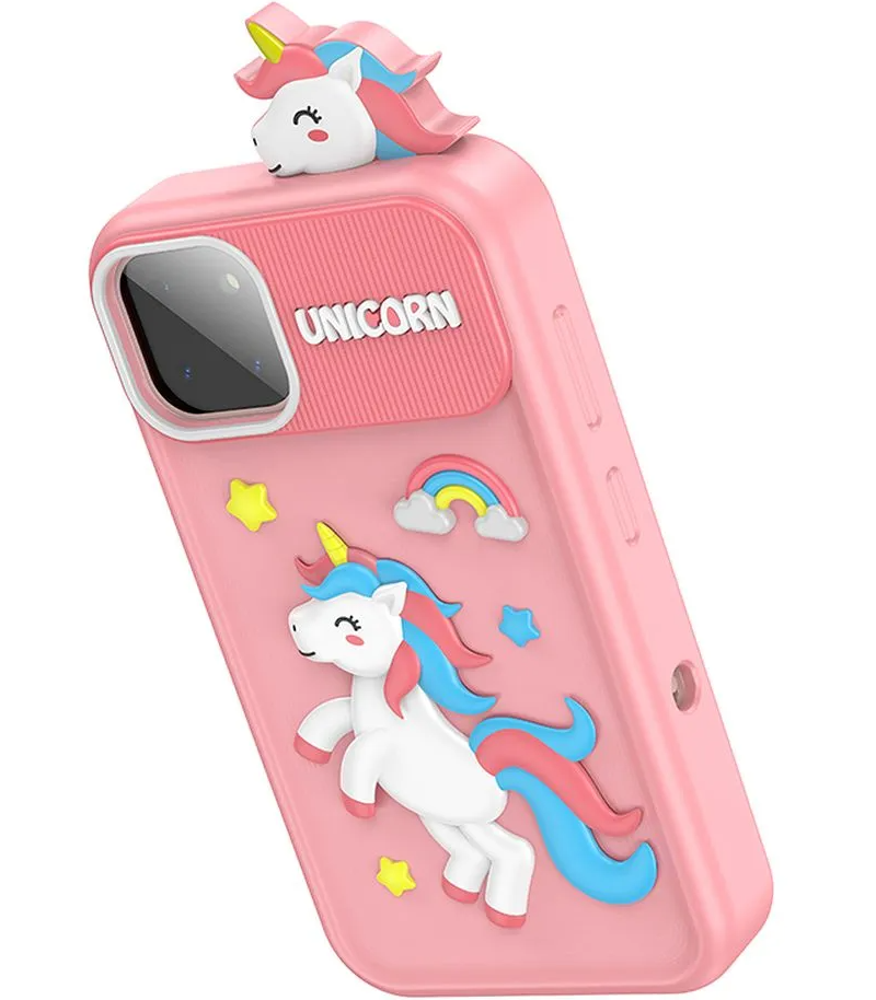 Mobiltelefon HOCO Y103 Kids, 2.8 tommer skærm, Pink