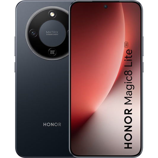 Mobiltelefon Honor Magic8 Lite 5G Dual SIM, 256GB, 8GB, Midnight Black 5109BYQT